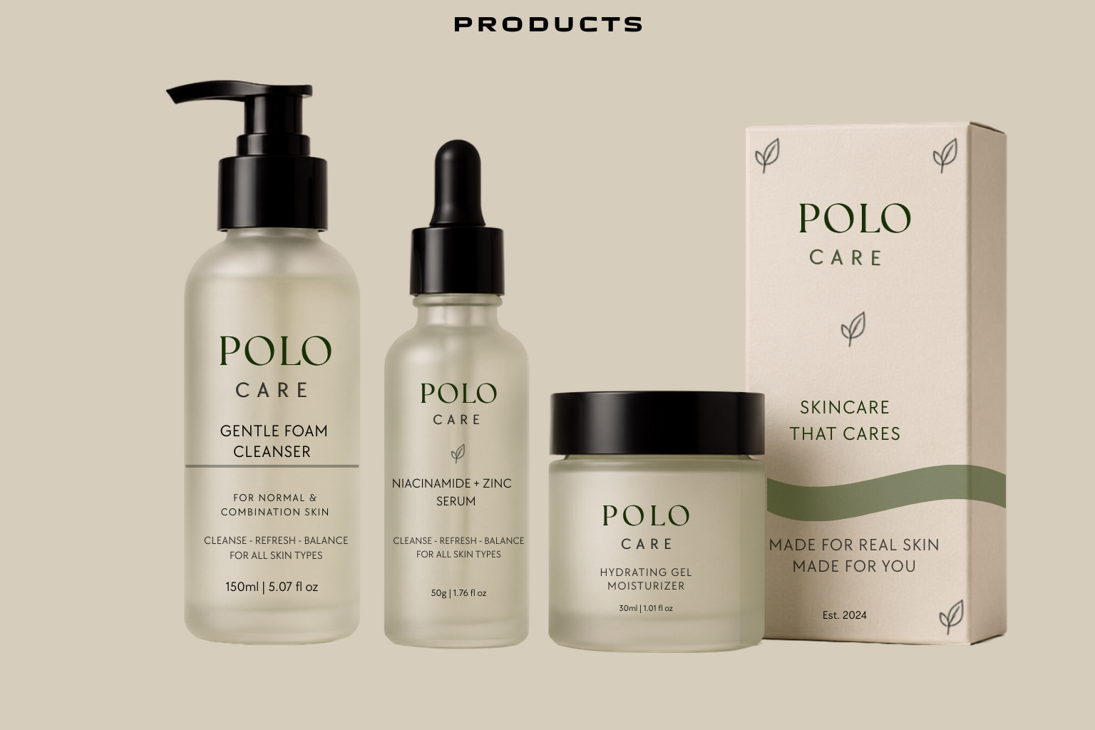 Polo Care skincare brand identity, image 2 of 4